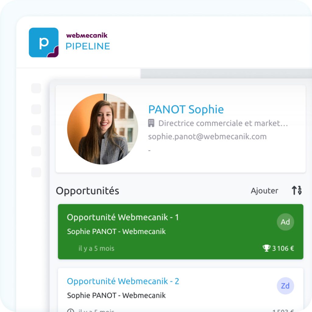 suivi opportunité commerciale contact