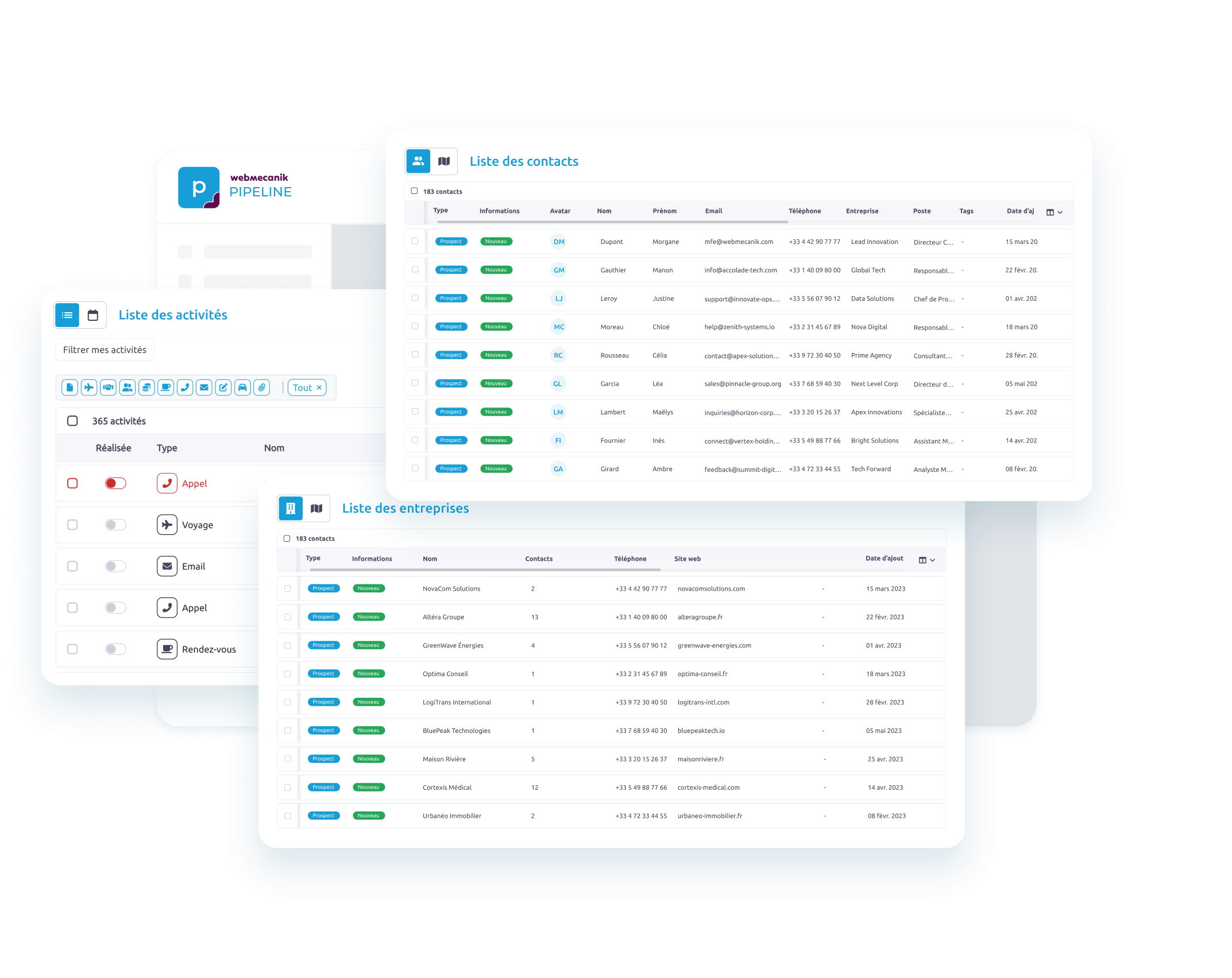 Centraliser les données