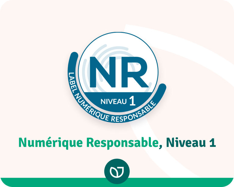 webmecanik officiellement labellisée Numérique responsable de niveau 1
