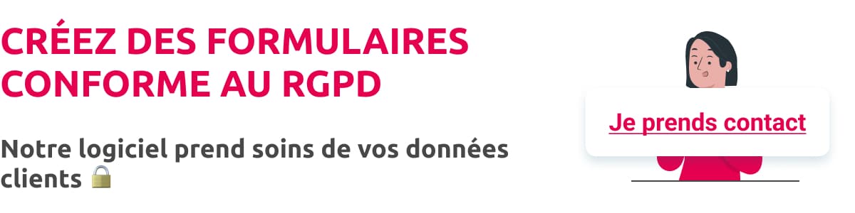 Bouton, créer des formulaires conforme au RGPD