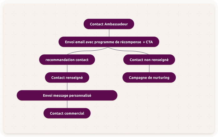 Workflow ambassadeur